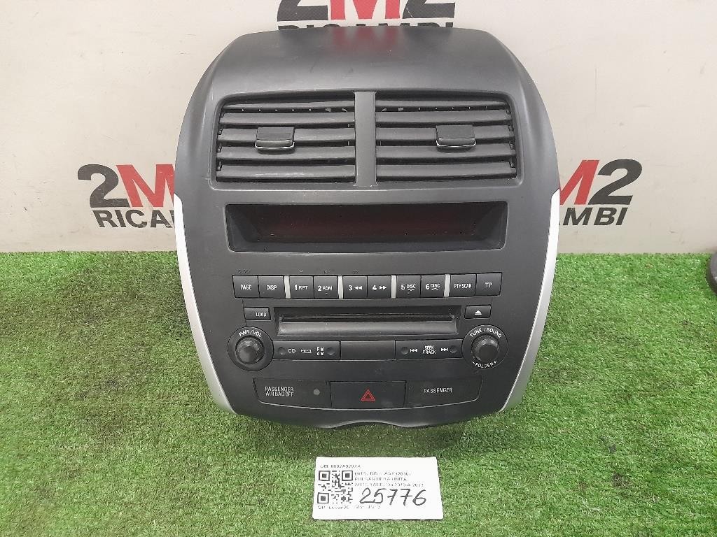 Pulsantiera Unità Autoradio 8002A920XA Mitsubishi ASX I 2010