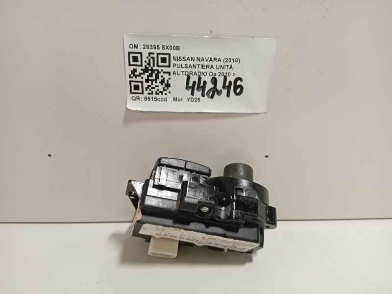 Pulsantiera Unità Autoradio 28395 5X00B Nissan Navara 2010