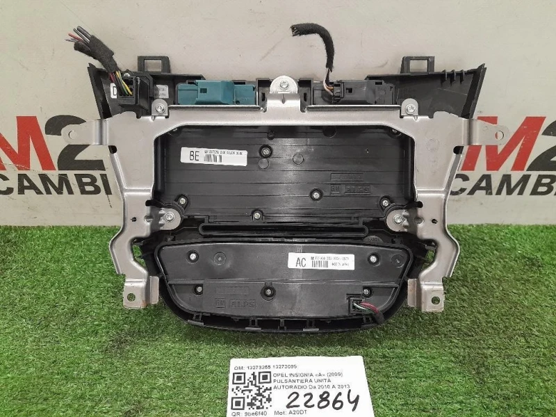 Pulsantiera Unità Autoradio 13273255 13273095 Opel Insignia A 2009