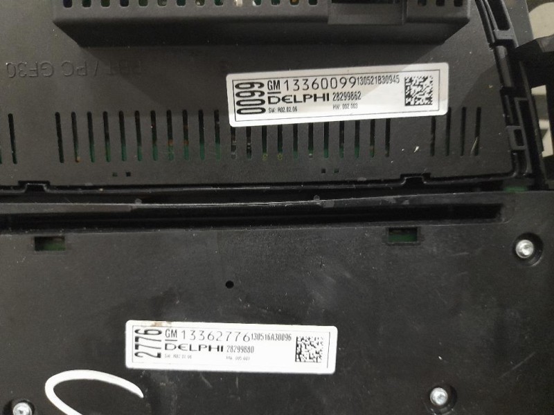 Pulsantiera Unità Autoradio 13362776 13360099 Opel Meriva B 2010