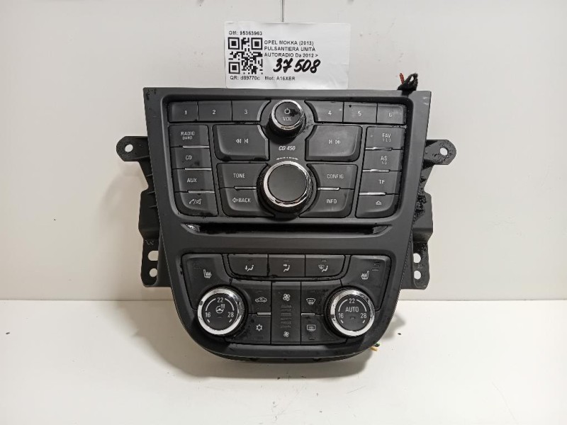 Griglia Condotto ARIA Cruscotto ANT DX 96630219 Chevrolet Captiva I 2007