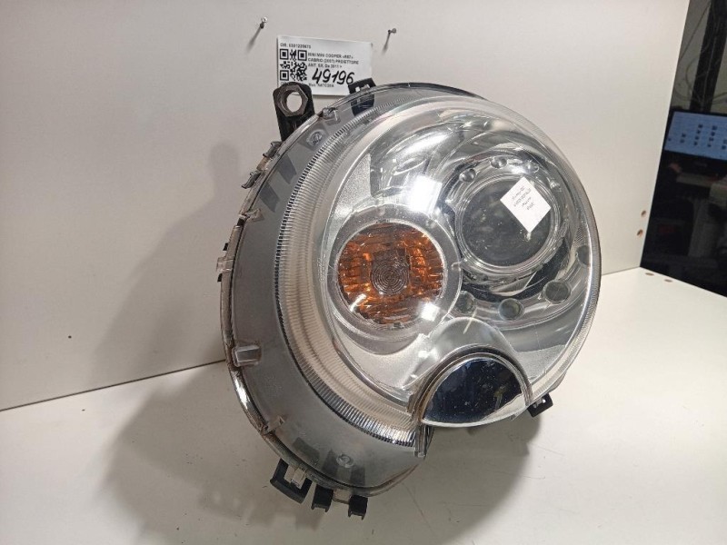 Proiettore ANT SX 0301225674 162705 Mini MINI Cooper R57 Cabrio 2007