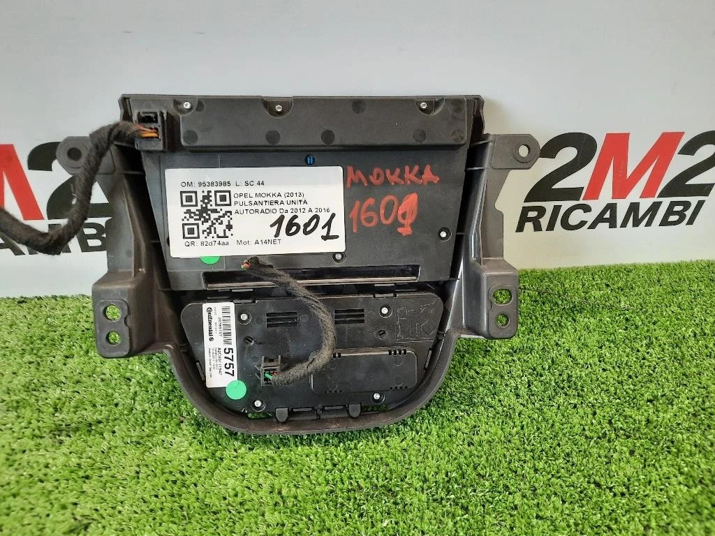 Pulsantiera Unità Autoradio 95383985 Opel Mokka 2013