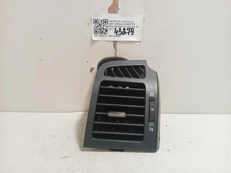 Griglia Condotto ARIA Cruscotto ANT DX  Chevrolet Captiva I 2007