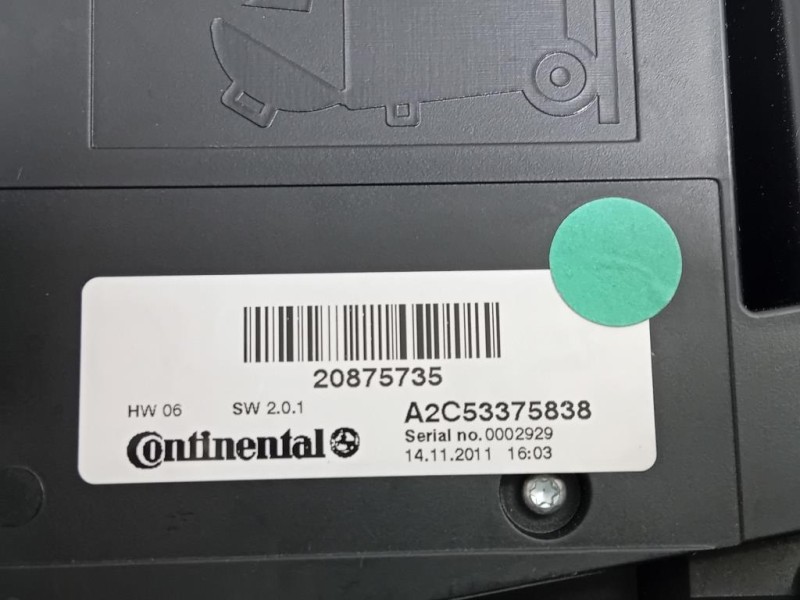 Pulsantiera Unità Autoradio A2C53375838 Opel Zafira C 2012