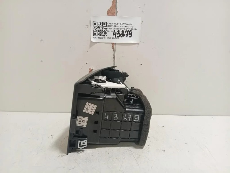 Griglia Condotto ARIA Cruscotto ANT DX  Chevrolet Captiva I 2007