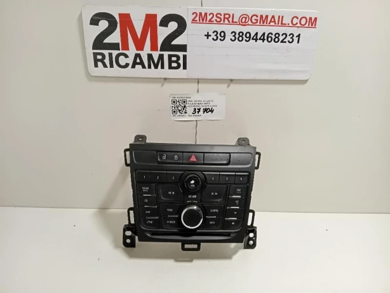 Pulsantiera Unità Autoradio A2C53375838 Opel Zafira C 2012