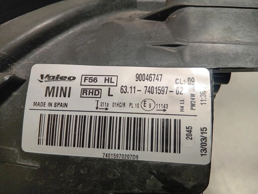 Proiettore ANT SX 90046747 Mini MINI ONE F56 2014