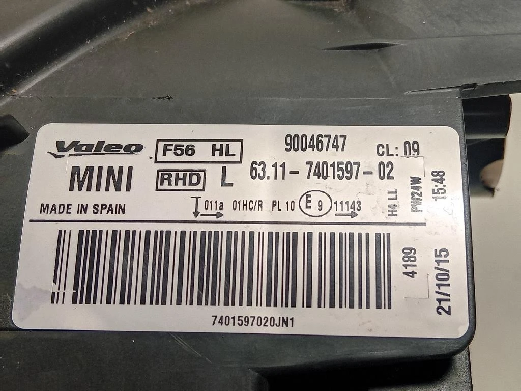 Proiettore ANT SX 90046747 Mini MINI ONE F56 2014