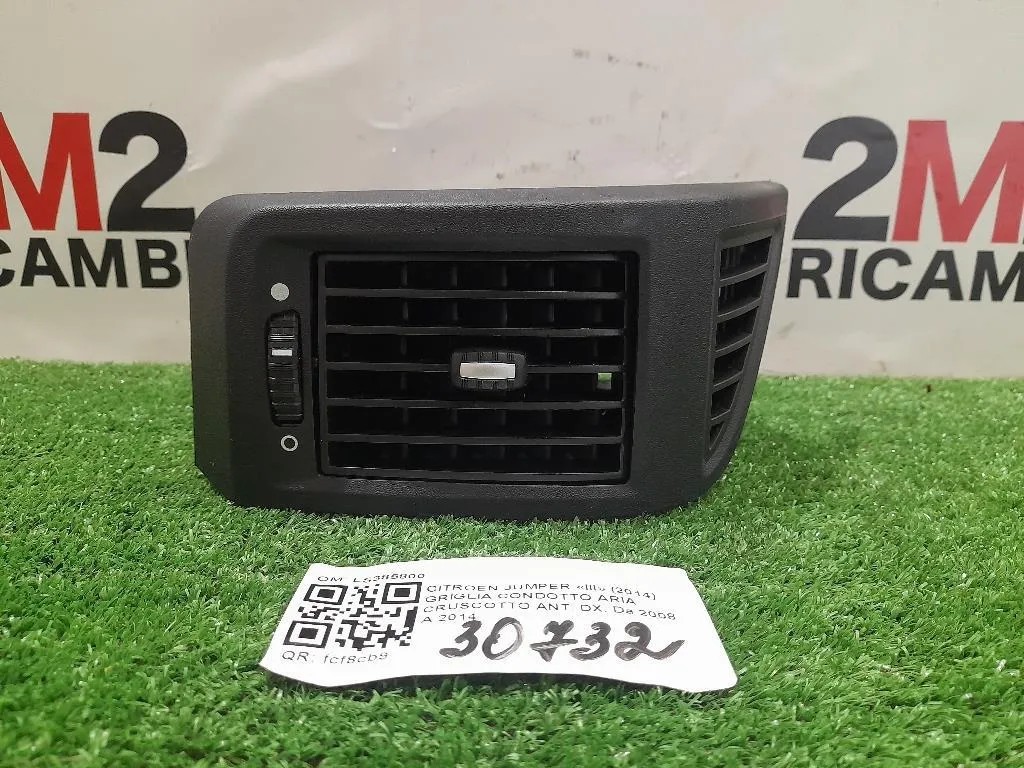 Griglia Condotto ARIA Cruscotto ANT DX LS385800 Citroen Jumper III 2014