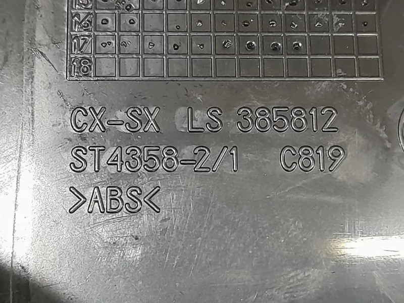 Griglia Condotto ARIA Cruscotto ANT DX LS385800 Citroen Jumper III 2014