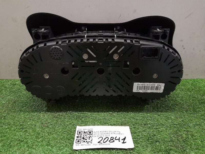 Quadro Strumenti 50516478 Alfa Romeo Giulietta 2010