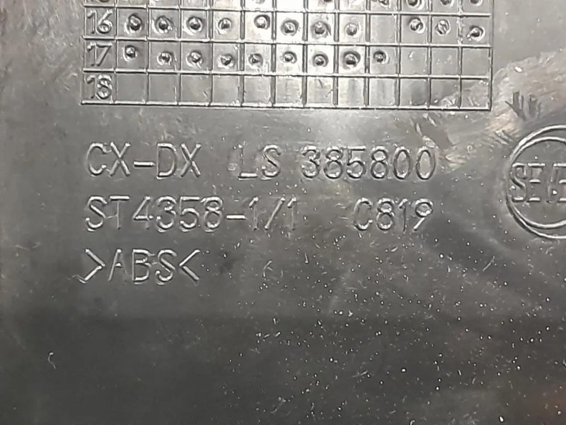 Griglia Condotto ARIA Cruscotto ANT DX LS385800 Citroen Jumper III 2014