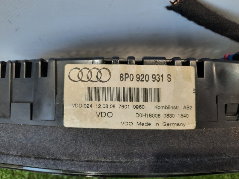 Quadro Strumenti 8P0920931SX Audi A3 8P1 2008
