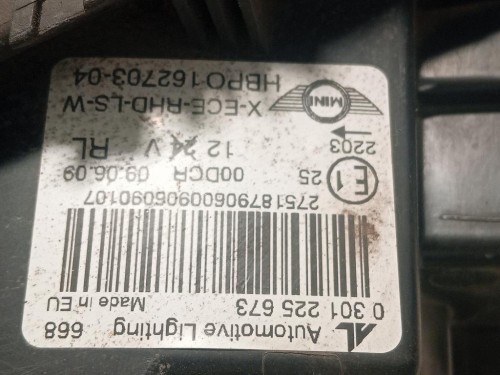 Proiettore ANT SX 0301225673 Mini MINI ONE R56 2007