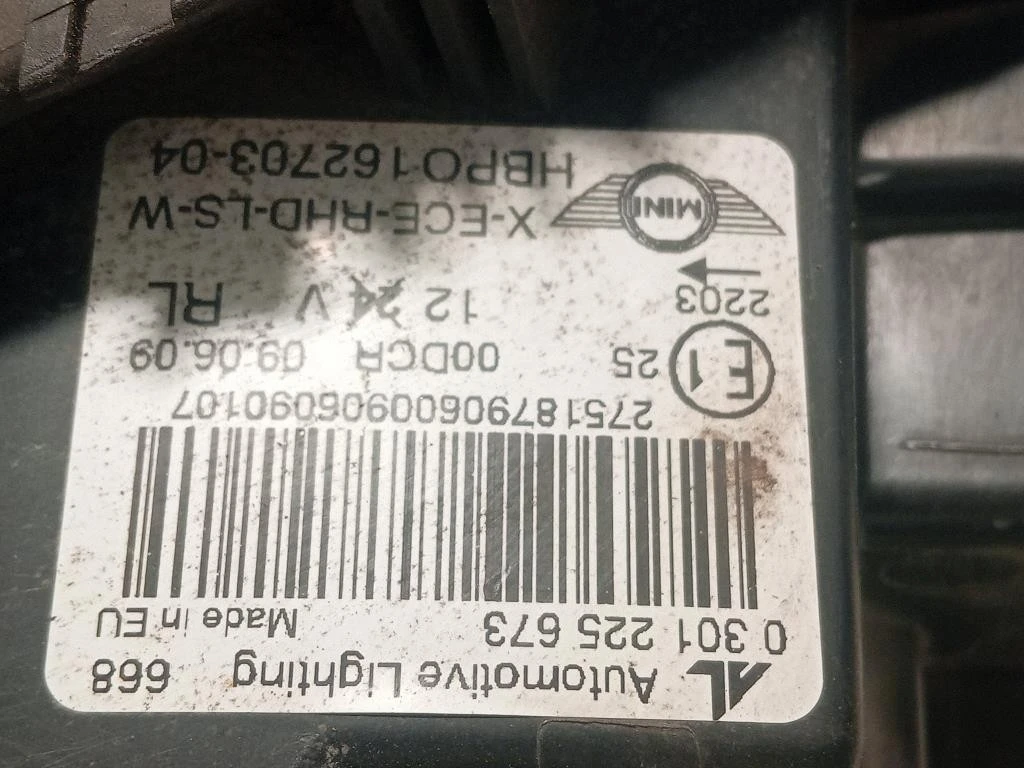 Proiettore ANT SX 0301225673 Mini MINI ONE R56 2007