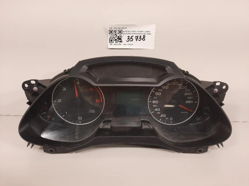 Quadro Strumenti 8K0 920 900 D Audi A4 8K5 Avant 2008