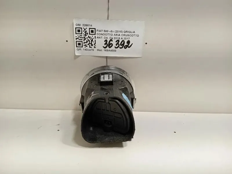 Griglia Condotto ARIA Cruscotto ANT DX 226614 Fiat 500 II 2015