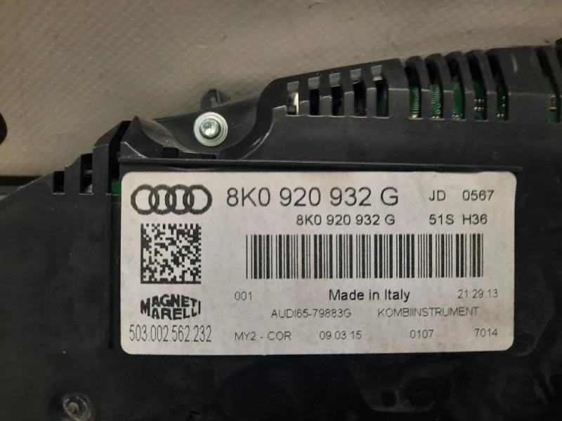 Quadro Strumenti 8K0920932G Audi A4 8K5 Avant 2012