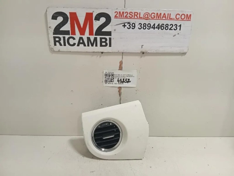 Griglia Condotto ARIA Cruscotto ANT DX 51803291 Fiat 500 II 2015