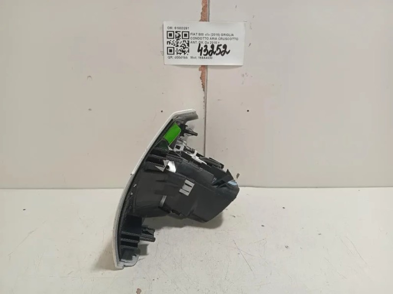 Griglia Condotto ARIA Cruscotto ANT DX 51803291 Fiat 500 II 2015