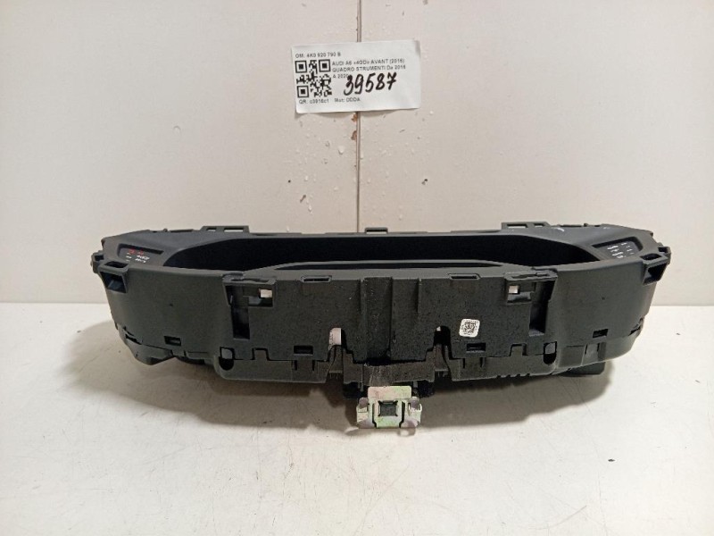 Quadro Strumenti 4K0920790B TACCHIMETRO QUADRO Audi A6 4GD Avant 2016