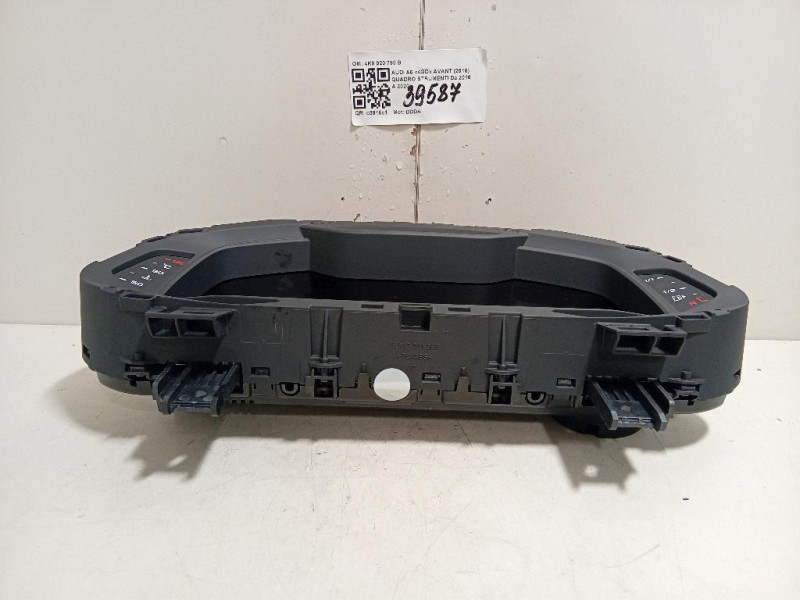 Quadro Strumenti 4K0920790B TACCHIMETRO QUADRO Audi A6 4GD Avant 2016