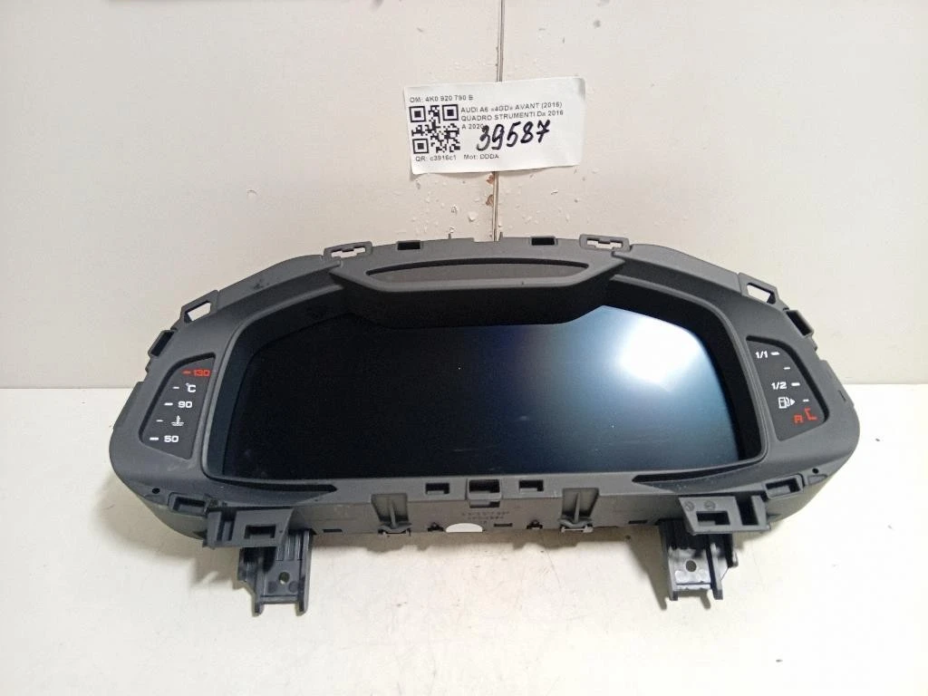 Quadro Strumenti 4K0920790B TACCHIMETRO QUADRO Audi A6 4GD Avant 2016