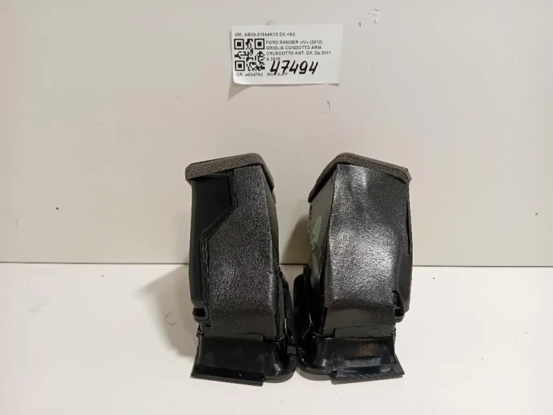 Griglia Condotto ARIA Cruscotto ANT DX AB39-21044KY2 DX+SX Ford Ranger IV 2012