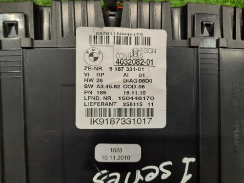 Quadro Strumenti 9187331 Bmw Serie 1 E87 Berlina 2005