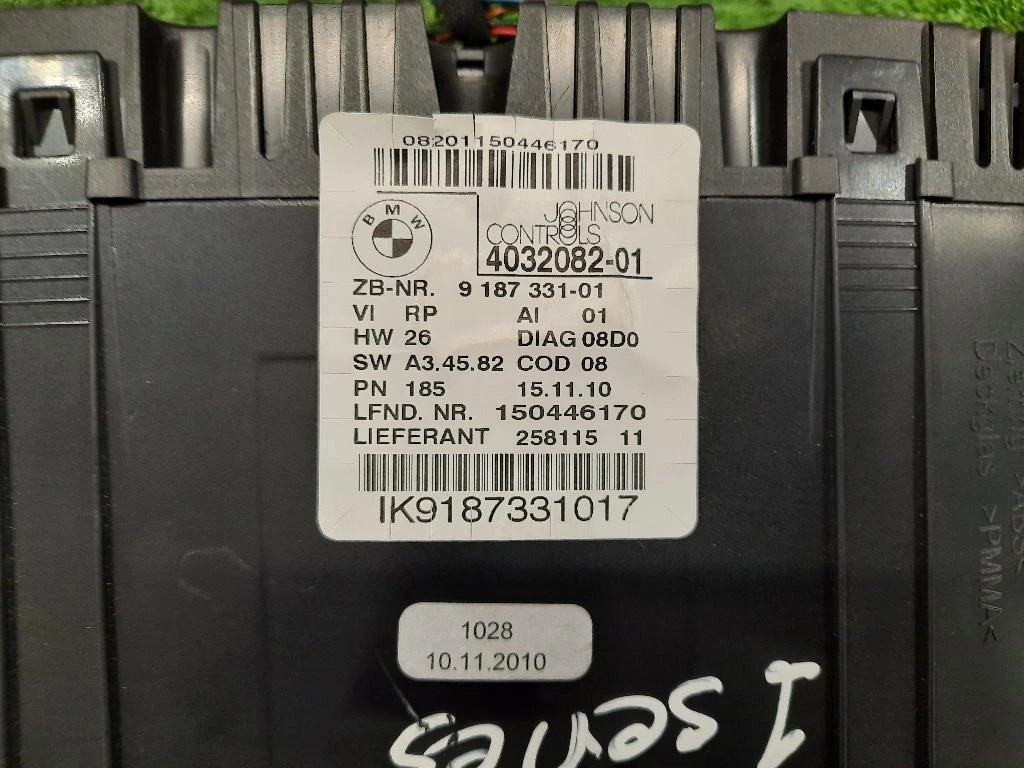 Quadro Strumenti 9187331 Bmw Serie 1 E87 Berlina 2005