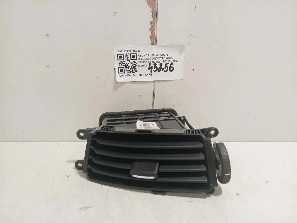 Griglia Condotto ARIA Cruscotto ANT DX 97420-2L000 Hyundai I30 I 2007