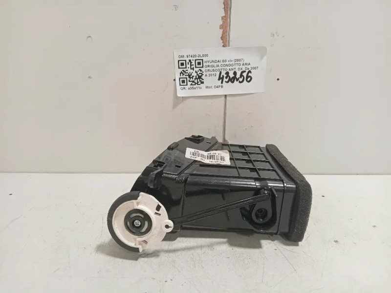 Griglia Condotto ARIA Cruscotto ANT DX 97420-2L000 Hyundai I30 I 2007