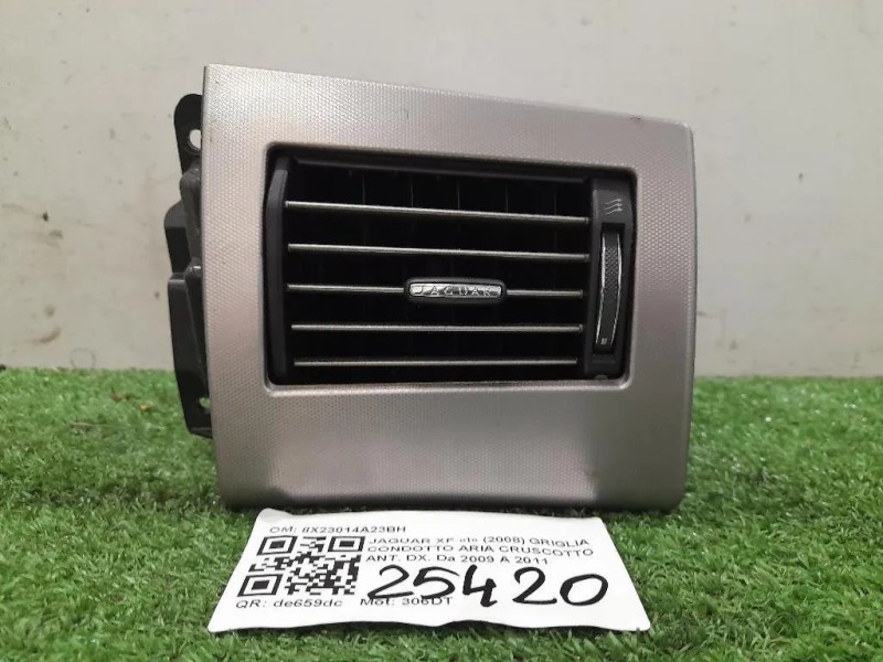 Griglia Condotto ARIA Cruscotto ANT DX 8X23014A23BH Jaguar XF I 2008