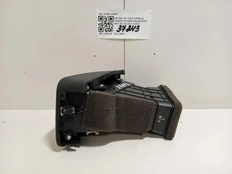 Griglia Condotto ARIA Cruscotto ANT DX 97480-1W000 Kia RIO III 2012