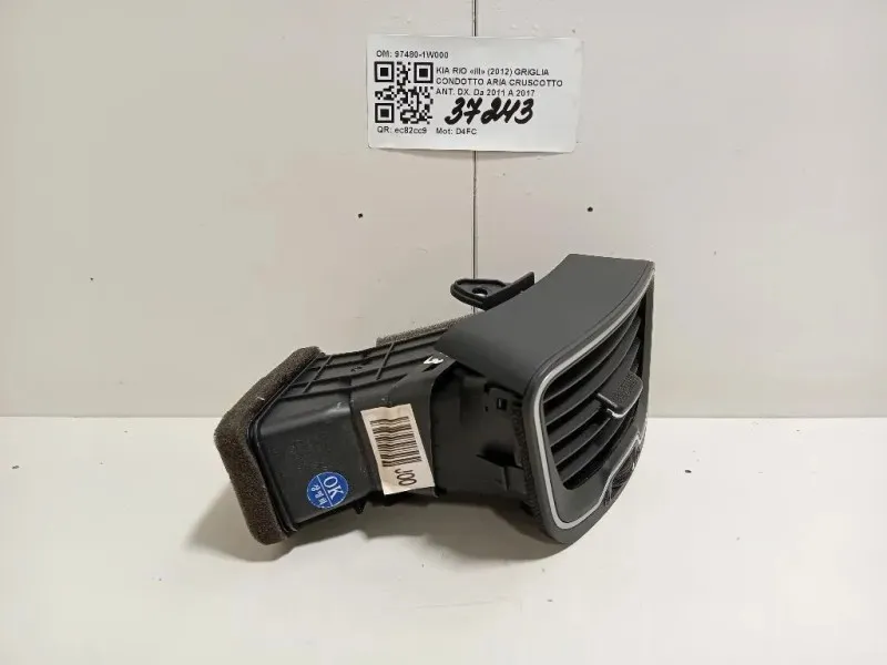 Griglia Condotto ARIA Cruscotto ANT DX 97480-1W000 Kia RIO III 2012