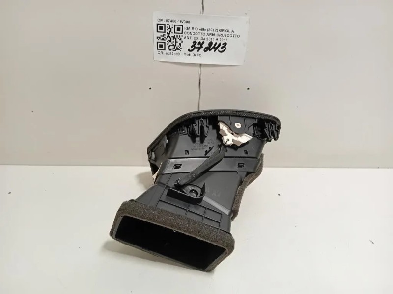 Griglia Condotto ARIA Cruscotto ANT DX 97480-1W000 Kia RIO III 2012