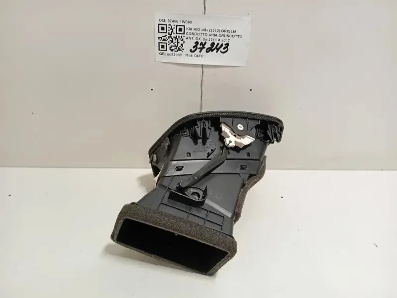 Griglia Condotto ARIA Cruscotto ANT DX 97480-1W000 Kia RIO III 2012