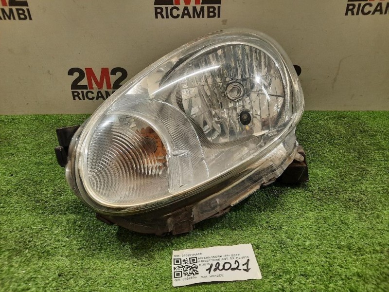 Proiettore ANT SX 260601HA0A Nissan Micra IV 2011
