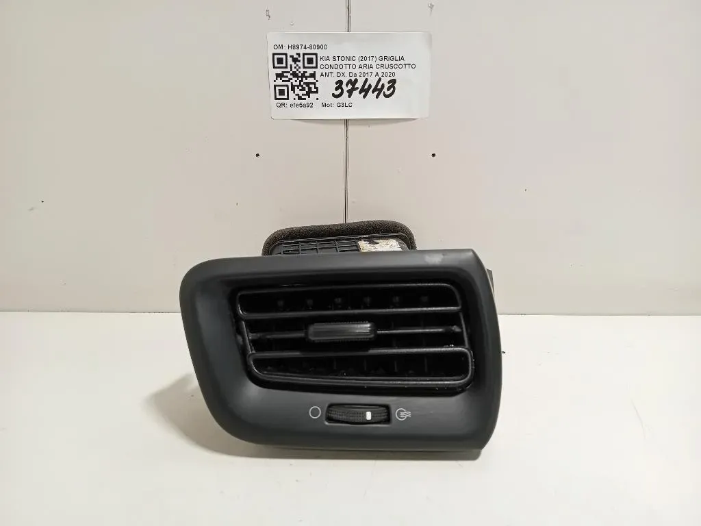Griglia Condotto ARIA Cruscotto ANT DX H8974-80900 Kia Stonic 2017