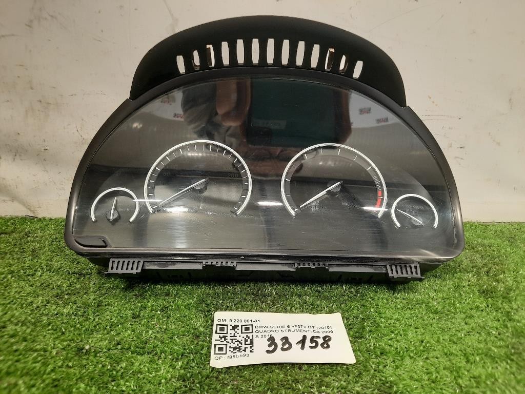 Quadro Strumenti 9 220 801-01 Bmw Serie 5 F07 GT 2010