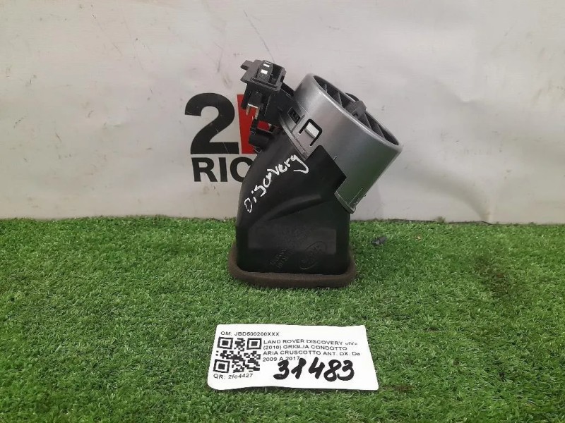 Griglia Condotto ARIA Cruscotto ANT DX JBD500200XXX Land Rover Discovery IV 2010