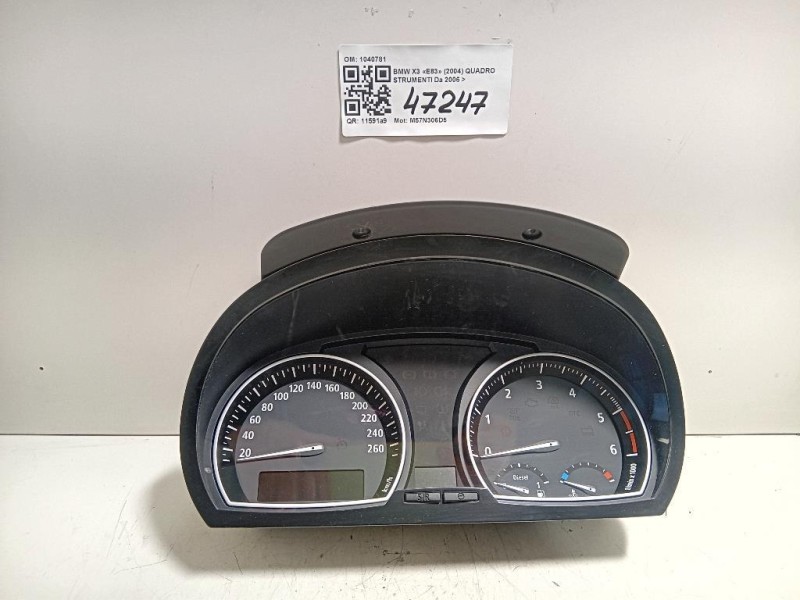 Quadro Strumenti 1040781 Bmw X3 E83 2004