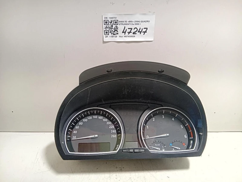 Quadro Strumenti 1040781 Bmw X3 E83 2004