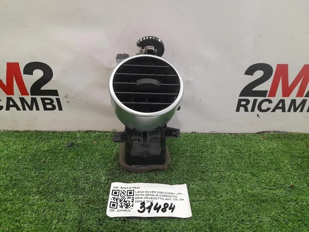 Griglia Condotto ARIA Cruscotto ANT DX AH22-01454C Land Rover Discovery IV 2010