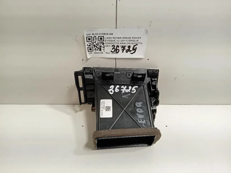 Griglia Condotto ARIA Cruscotto ANT DX BJ32-018B08-GB Land Rover Range Rover Evoque I 2011