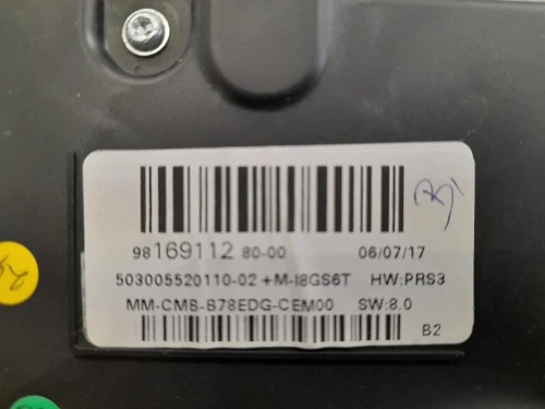 Quadro Strumenti 9816911280 Citroen C4 Grand Picasso II 2016