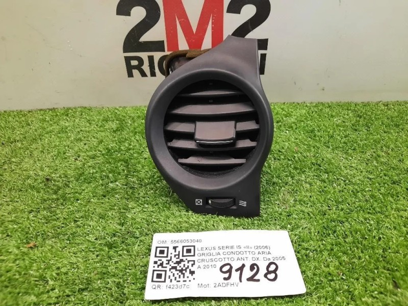 Griglia Condotto ARIA Cruscotto ANT DX 5566053040 Lexus Serie IS II 2006