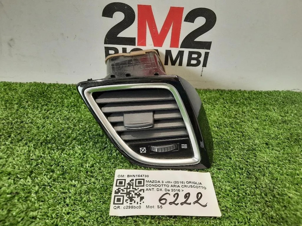 Griglia Condotto ARIA Cruscotto ANT DX BHN164730 Mazda 3 III 2016