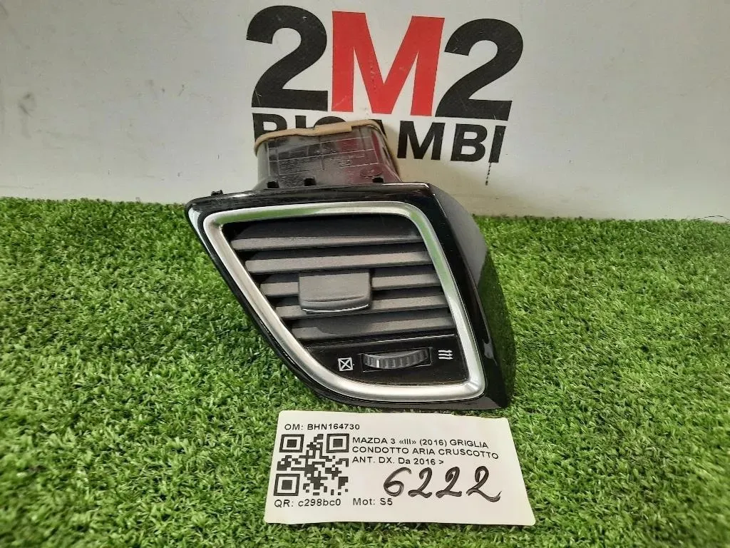 Griglia Condotto ARIA Cruscotto ANT DX BHN164730 Mazda 3 III 2016